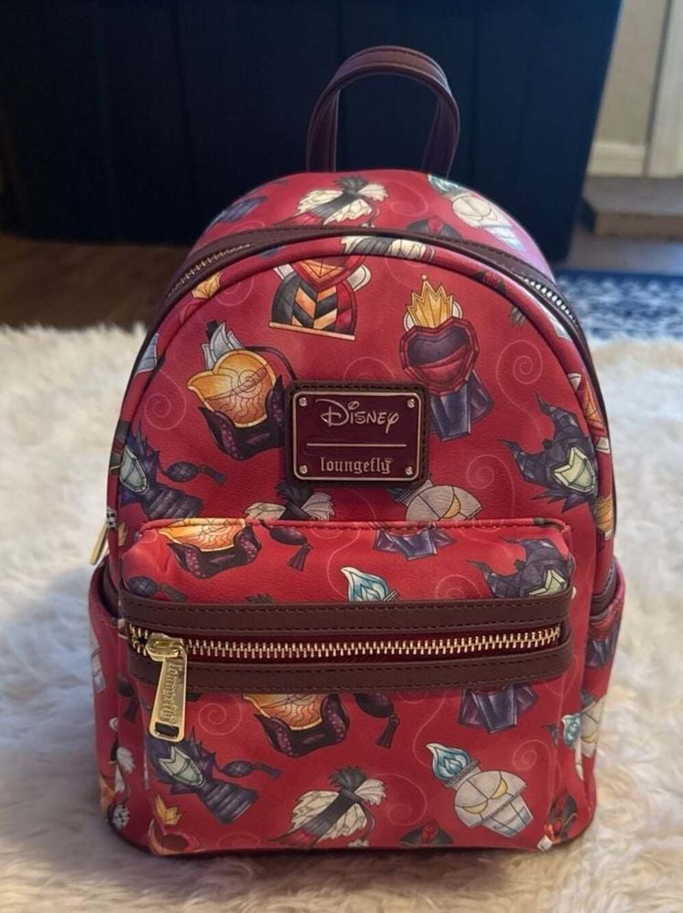 Loungefly‎ Disney Villains Perfume Bottles Mini Backpack